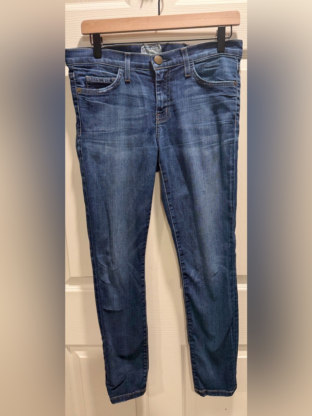 Current/Elliott The Stiletto Townie Jeans Size 29 Blue Skinny Stretch - Picture 4 of 14